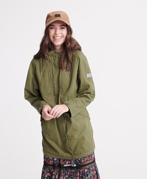 Superdry Adventurer Parka Női Kabát Olivazöld | FGEXV3698